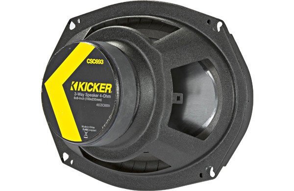  regular imported goods KICKER Kicker 16×23cm same axis coaxial 3way speaker CSC6934 ( 2 ps 1 collection )