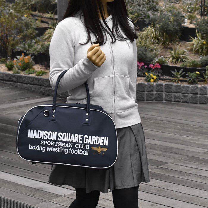 ボストンバッグ ボストンバック メンズ MADISON SQUARE GARDEN マジソンバッグ マディソン Mサイズ キャリーオンバッグ ブラック_画像9