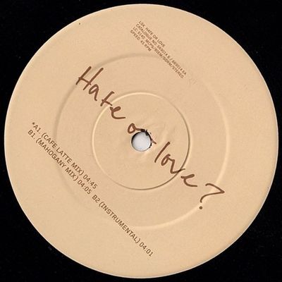 【□43】LSK/Hate Or Love? (Remixes)/12''/Leigh Stephen Kenny/Chillout/Smooth Lounge/Dwele/J Dilla/J-88/Slum Village_画像2