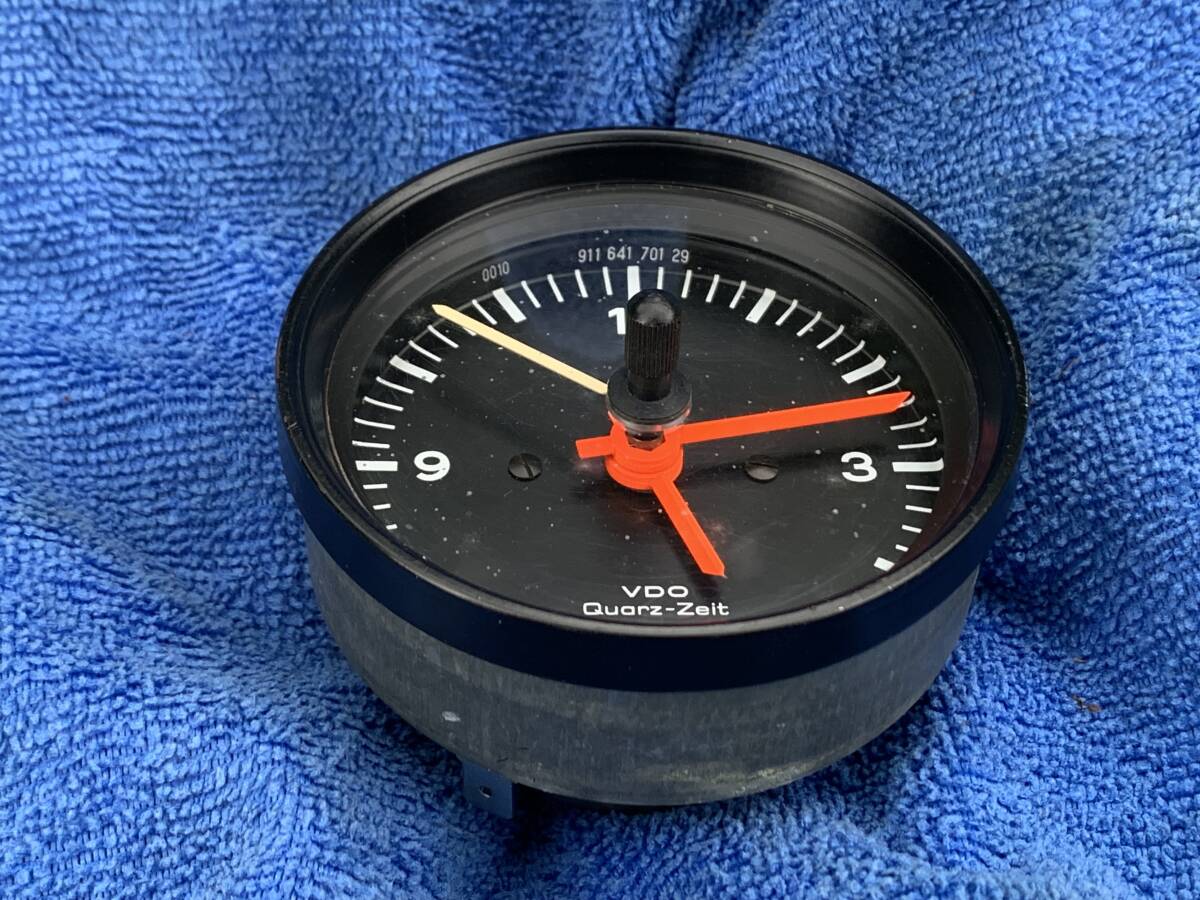  rare Porsche 911 930 original 91164170129 VDO analogue clock moveable goods inspection ) additional meter Omori Trust auto gauge Lamco 