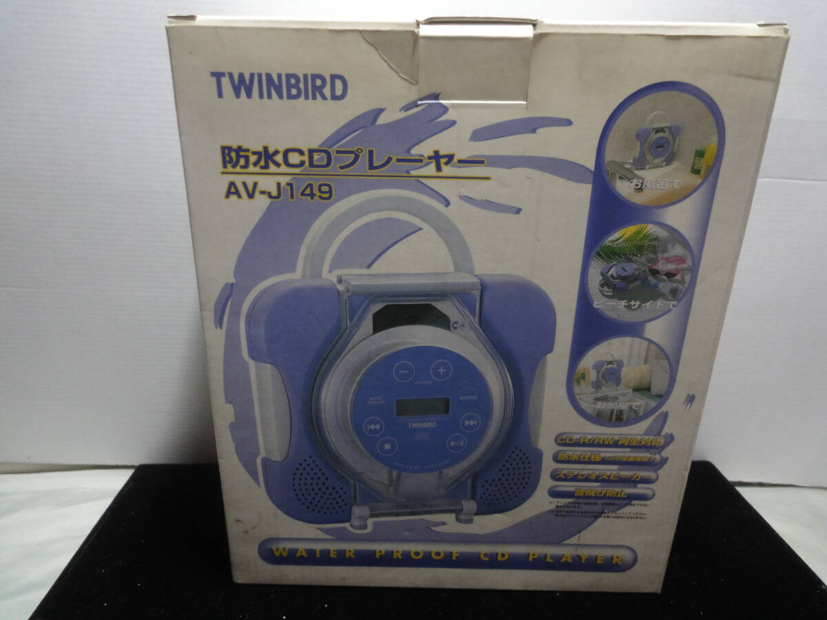 [TWINBIRD водонепроницаемый CD плеер AV-J149] не использовался товар 