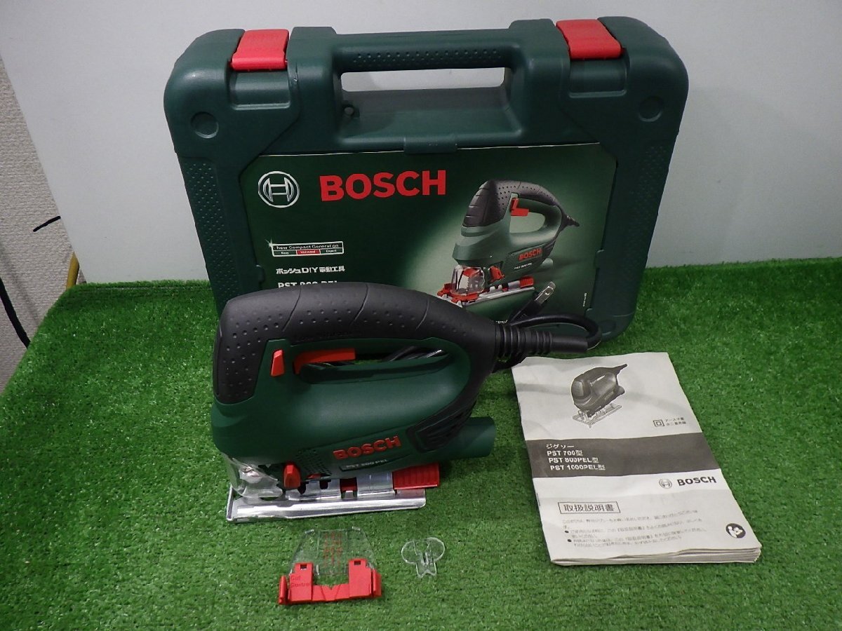 きれいな品★BOSCH SDSジグソー PST800PEL コード式 ケース付 切断 木工用 DIY 電動工具 ボッシュ やや傷や汚れあり 中古品 Y_画像1