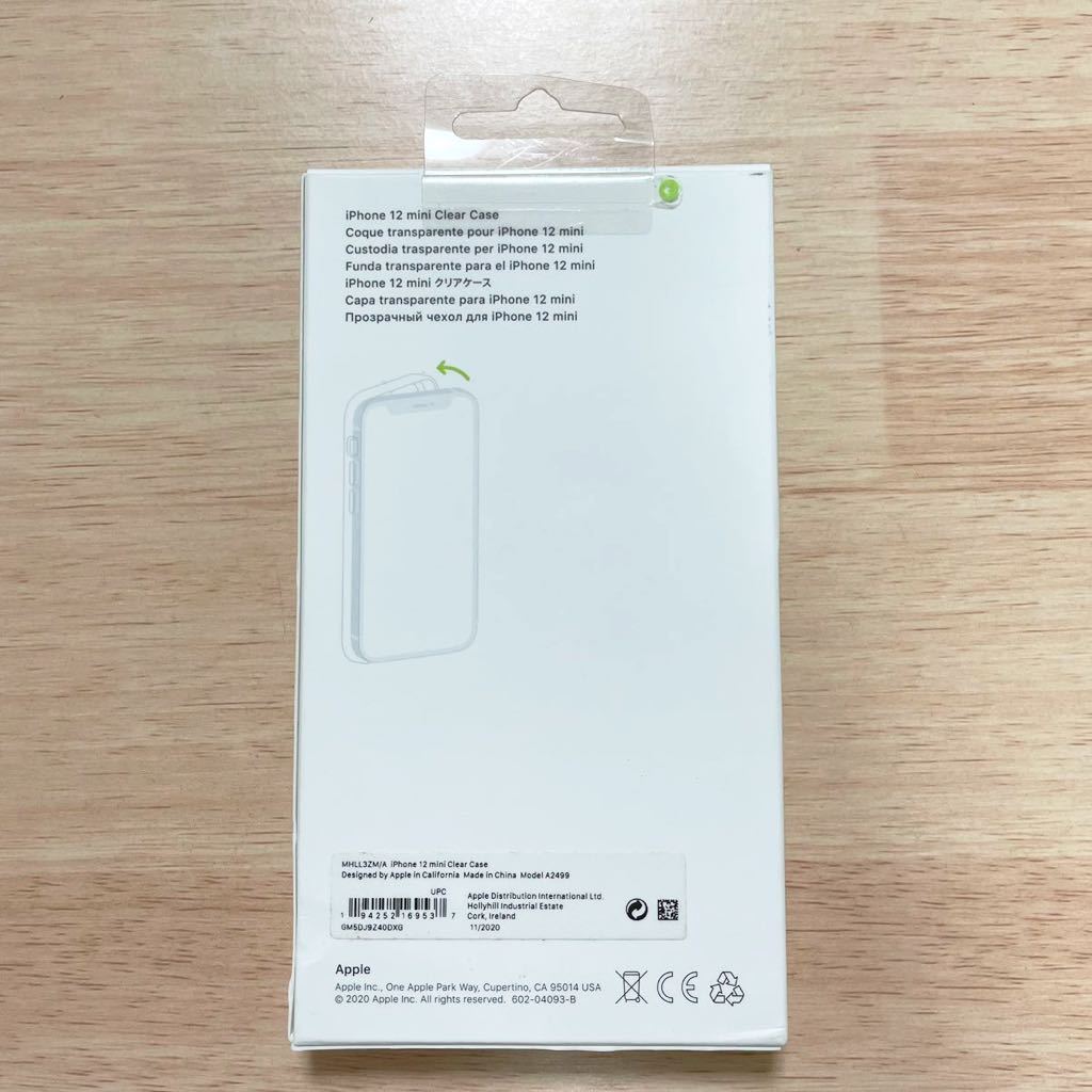 * new goods *Apple Apple original iPhone 12 mini clear case 40A35