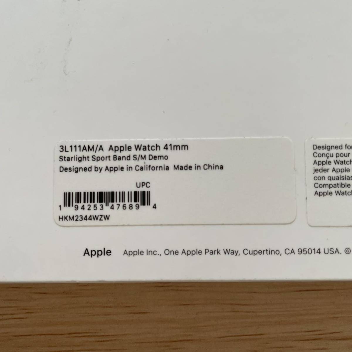 * new goods * Apple Apple original Apple watch 41mm sport band * Star light 213A28