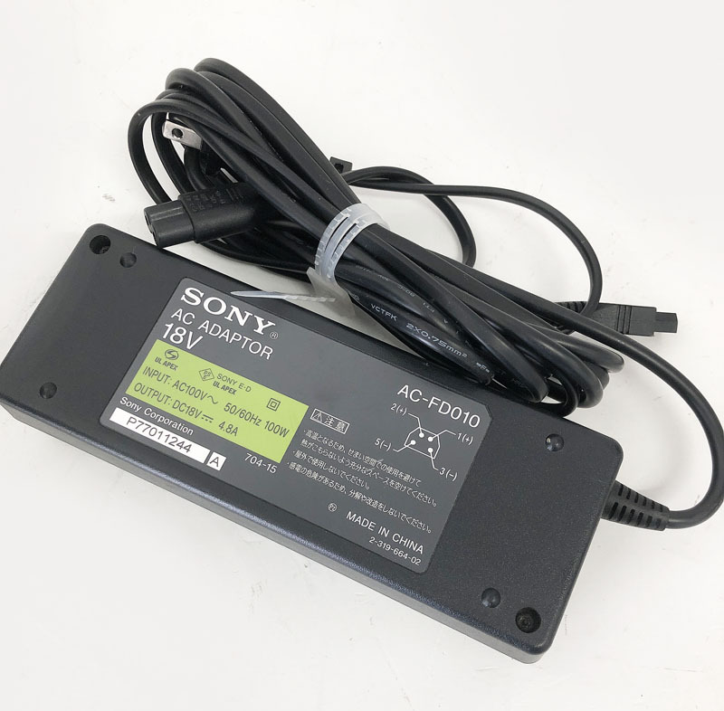 SONY ACアダプター AC-FD010 18V テレビ用 メガネケーブル付き SONY ACアダプター AC-FD010 18V テレビ用 メガネケーブル付き