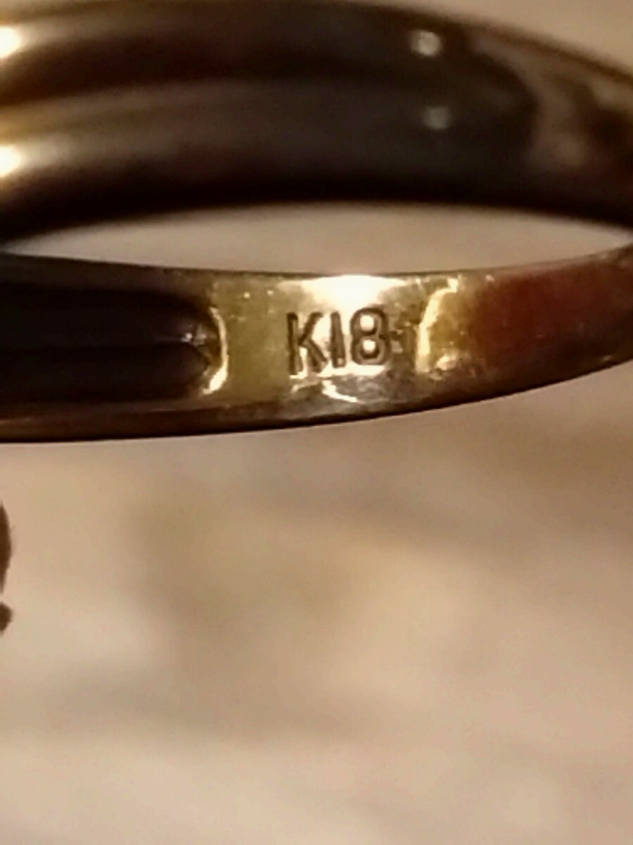 REIKA K18 0.1ct diamond ring 