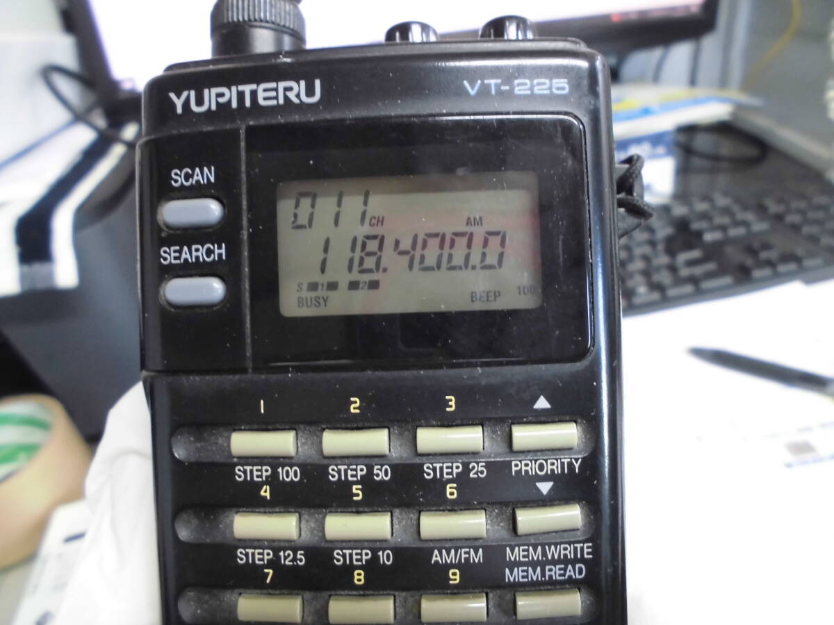 YUPITERU VT-225 エアバンドレシーバー アンテナ2本　説明書付_画像7