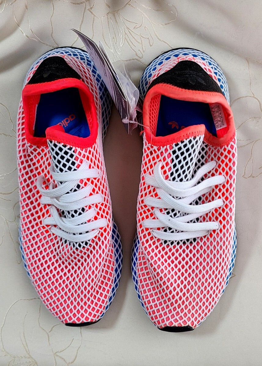 新品 ディーラプト ランナー 27.0cm DEERUPT RUNNER オレンジ/ブルー 定価14,040円 オリジナルス adidas Originals の画像2