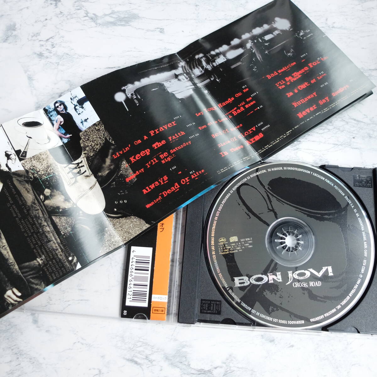 （Pa-372）【中古CD】 BON JOVI 『CROSS ROAD』 クロス・ロード ザ・ベスト・オブ・ボン・ジョヴィ 帯付きの画像2