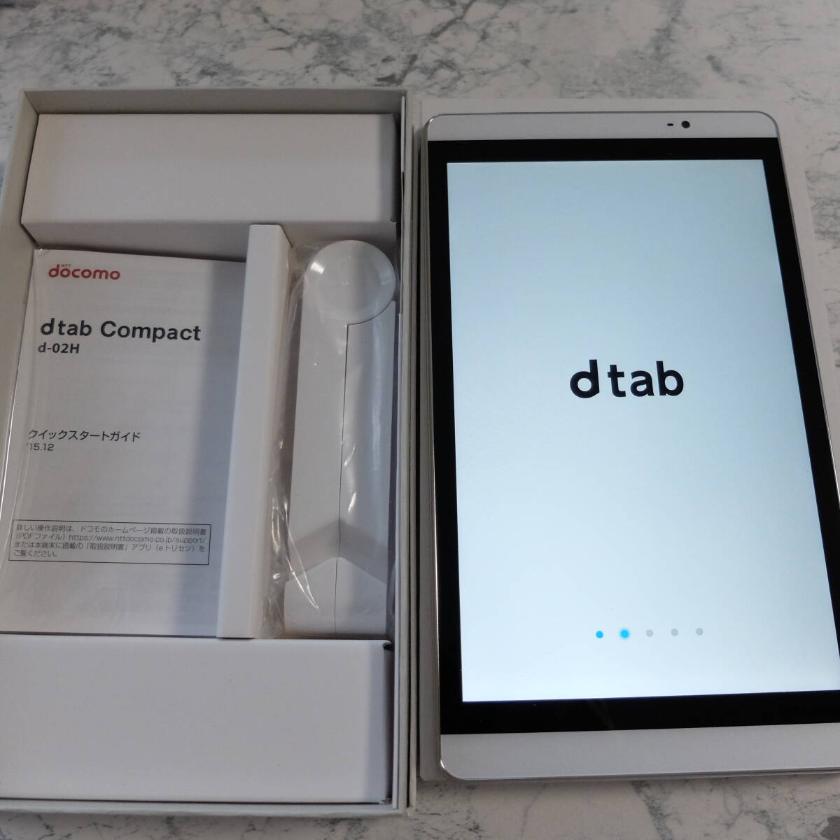 （Pa-420）docomo dtab compact d02H タブレット 初期化済_画像4