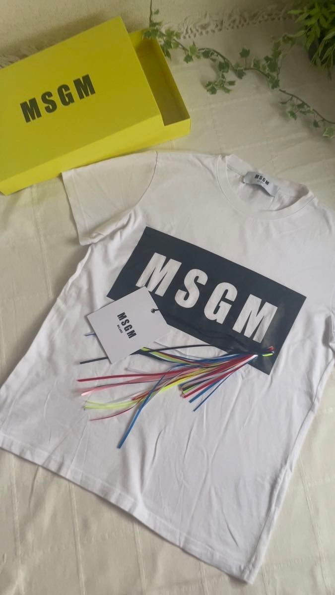 人気MSGM【極美品】定価¥15,000- MSGM Tシャツ 半袖 トップス