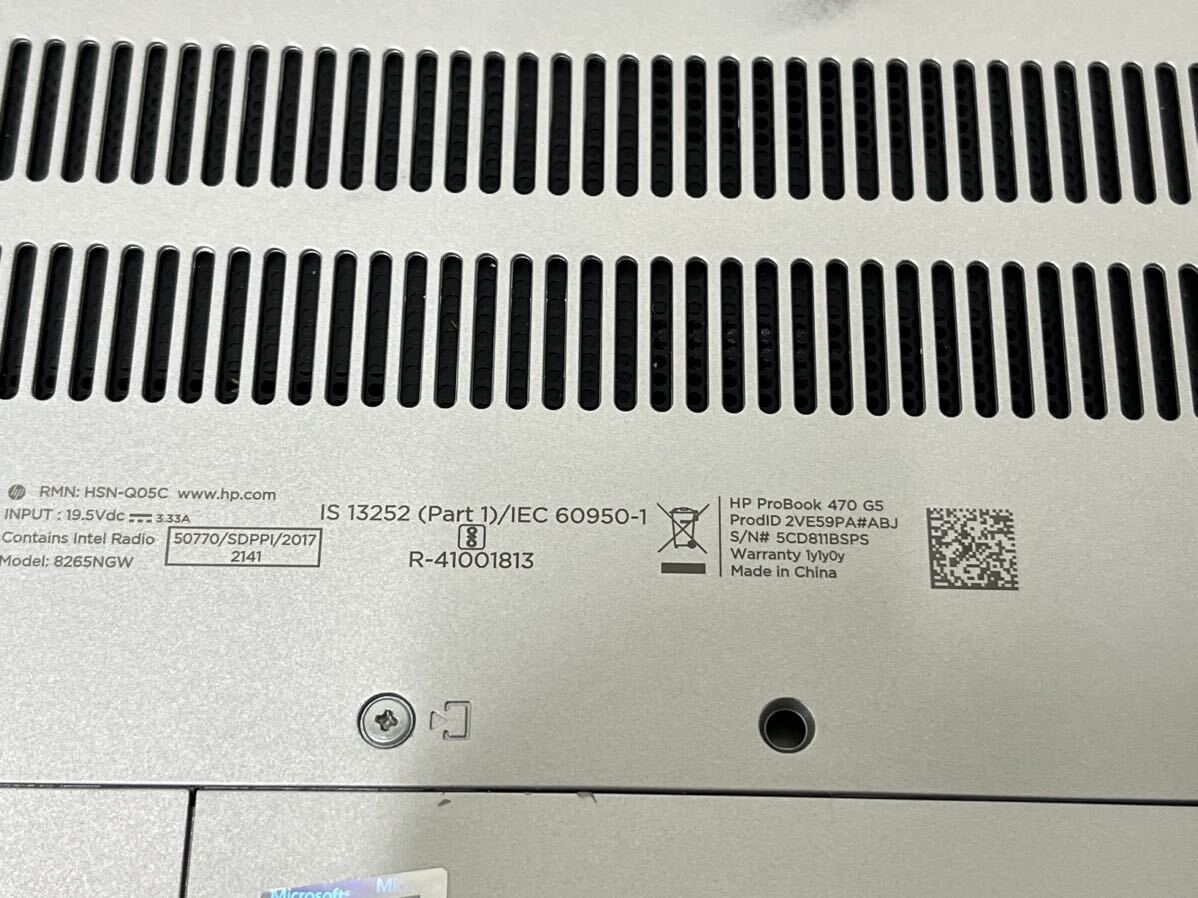 F674 HP probook 470 G5 Core i7 8 поколение Junk 