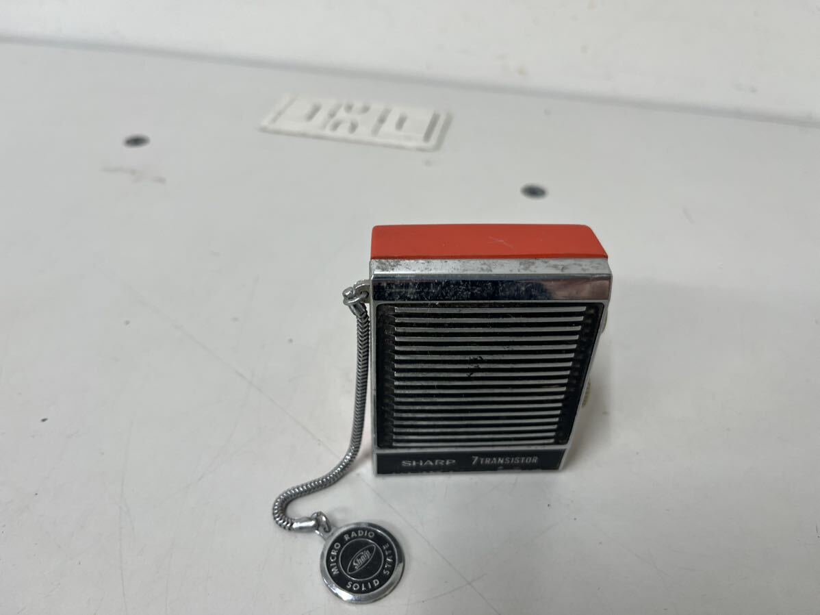 SHARP микро радио 7 камень транзистор радио 