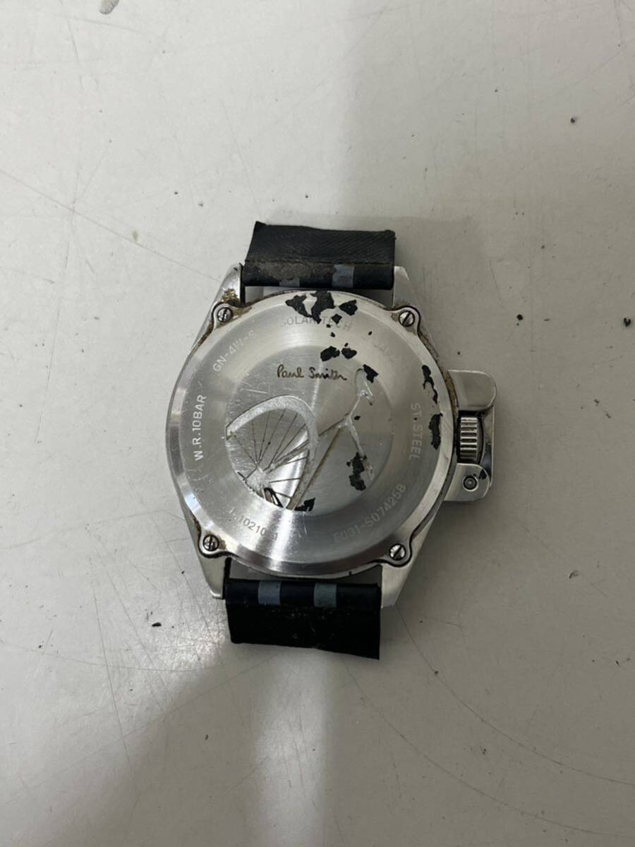  солнечный Paul Smith E031-S074258 чёрный циферблат мужские наручные часы 