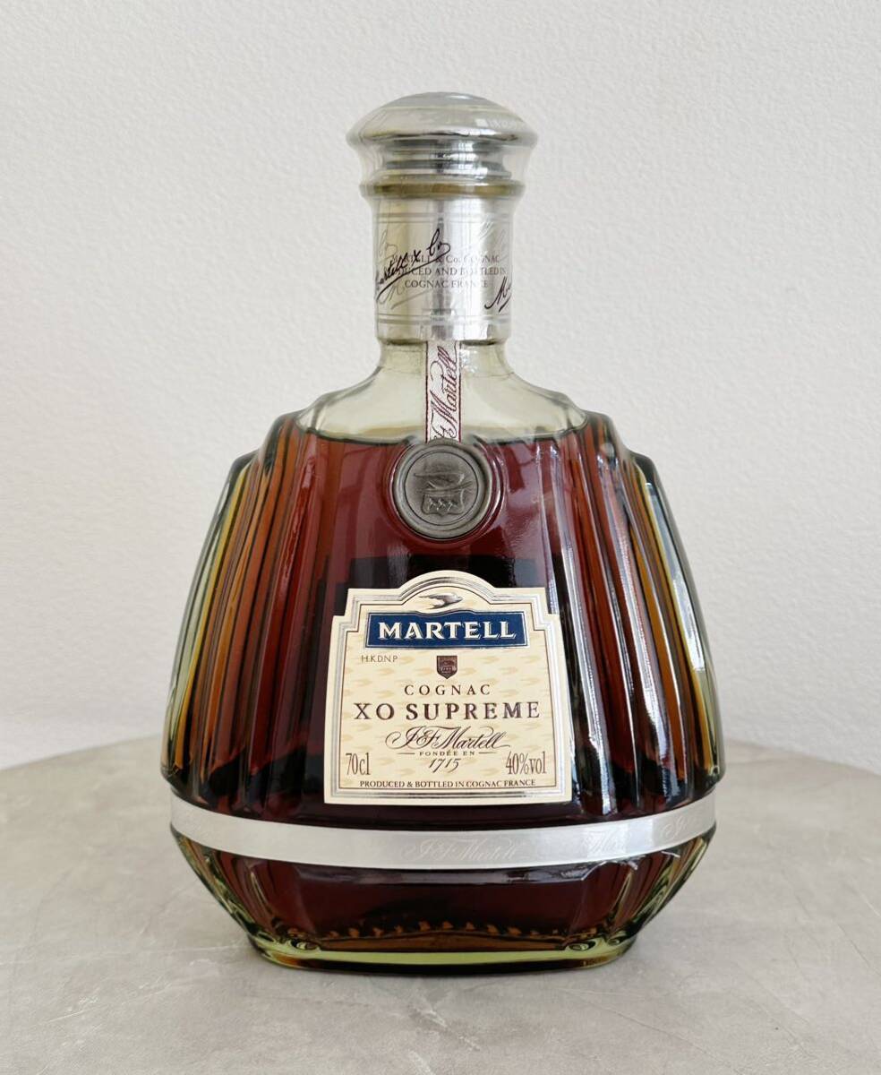 ◇【未開栓】MARTELL マーテル XO SUPREME スプリーム COGNAC コニャック 700ml 40% ブランデー 保管品◇_画像1