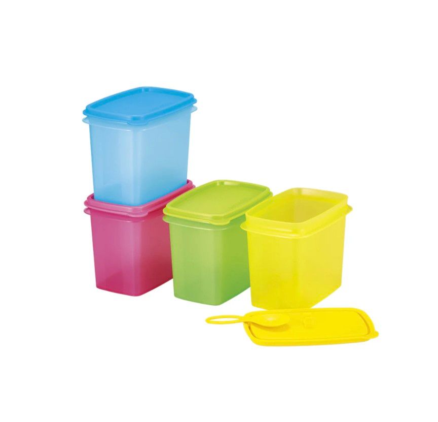 Tupperwareシェルフセーバー4 色セット