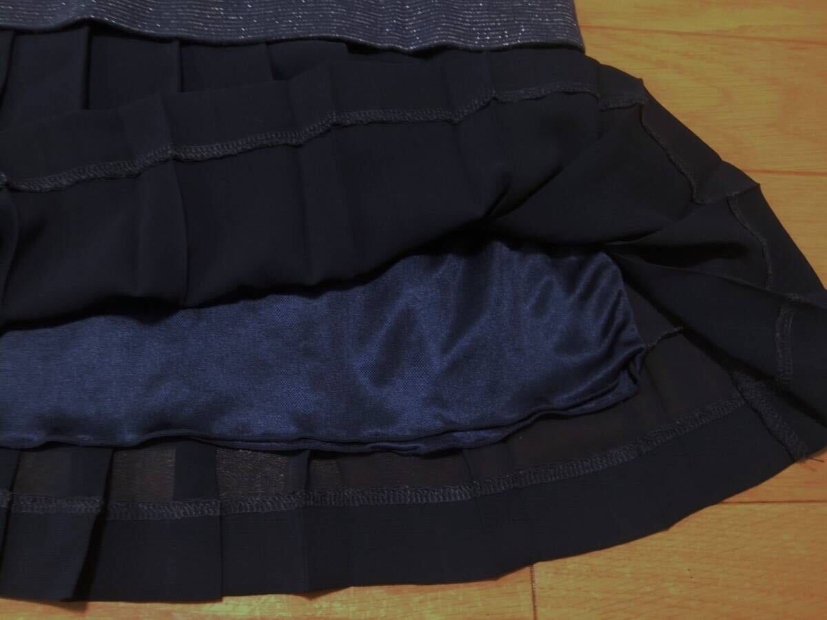 ★ハッシュアッシュ　半袖　ひざ上ワンピース　プリーツスカート　サイズ２　HUSHUSH_画像8