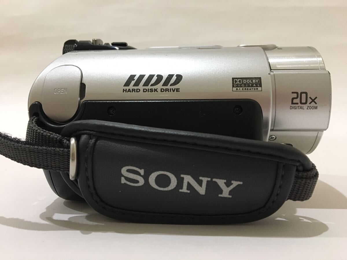 概ね美品　SONY　ソニー　Handycam　ハンディカム　ビデオカメラ　DCR-SR300　シルバー　銀　箱　付属品有　d1d1dd3_画像5