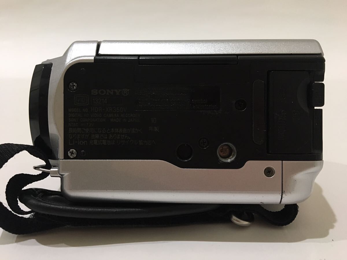 美品　SONY　ソニー　Handycam　ハンディカム　ビデオカメラ　HDR-XR350V　シルバー　銀　d4d4dd12_画像7