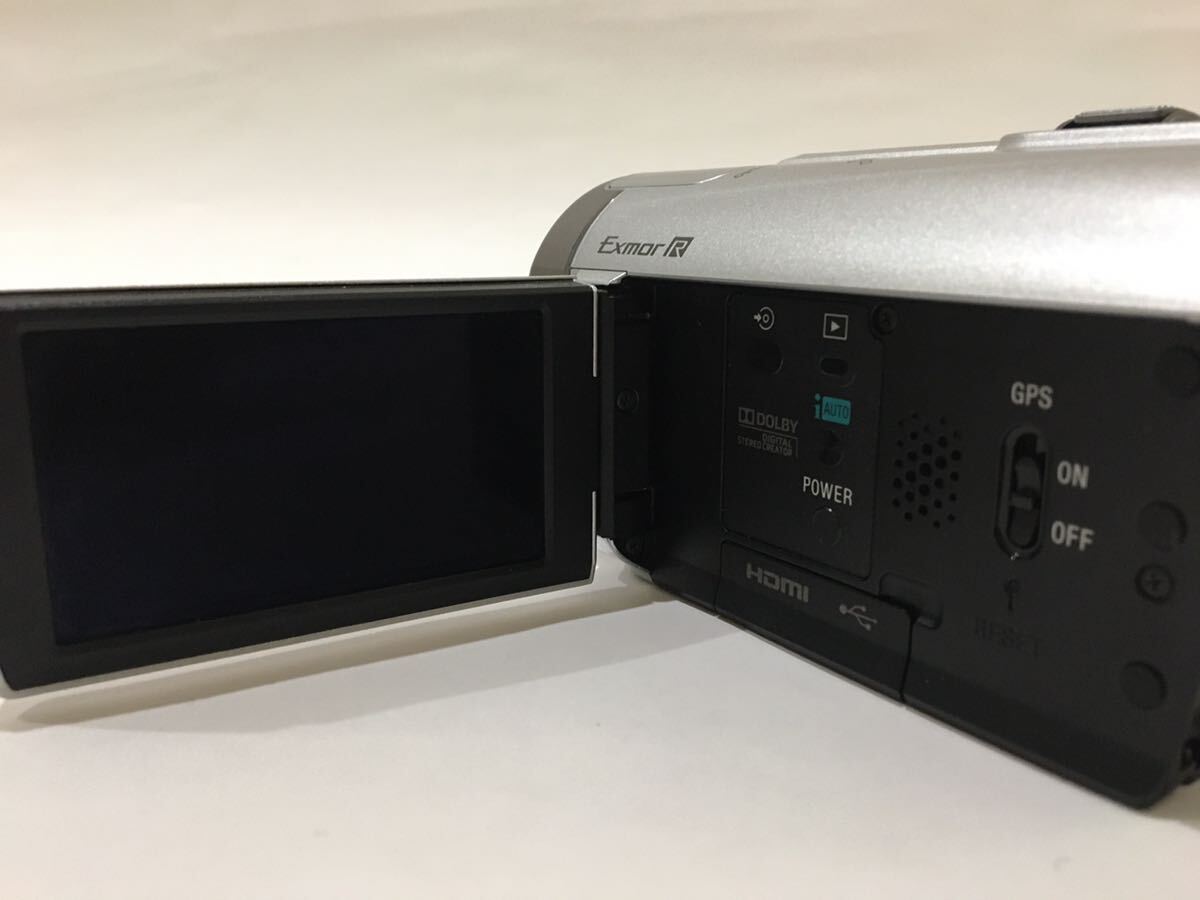 美品　SONY　ソニー　Handycam　ハンディカム　ビデオカメラ　HDR-XR350V　シルバー　銀　d4d4dd12_画像8
