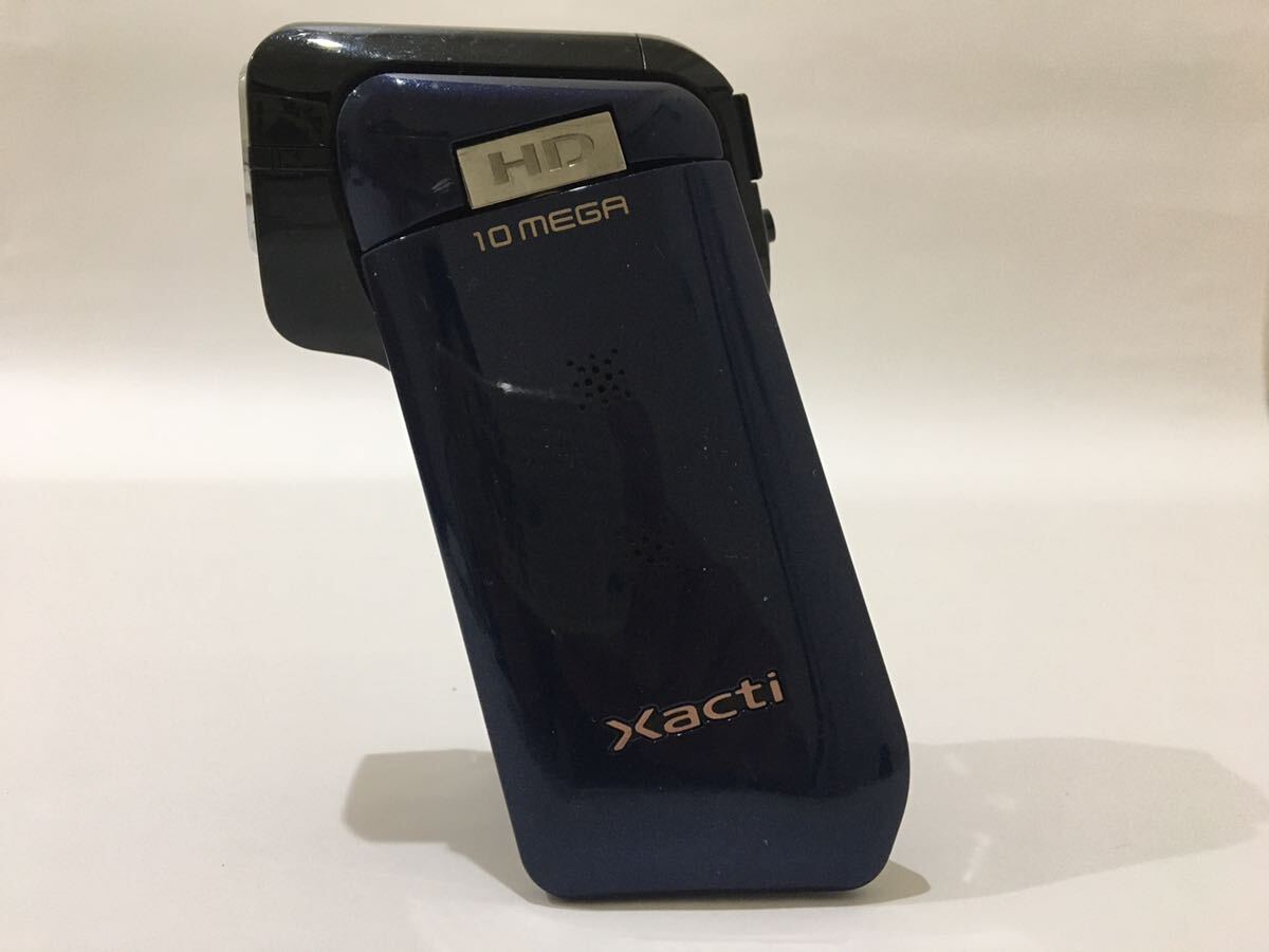 概ね美品　SANYO　サンヨー　Xacti　ザクティ　DMX-CG10　デジタルムービーカメラ　ビデオカメラ　ブルー　青　d32d32dd96_画像1