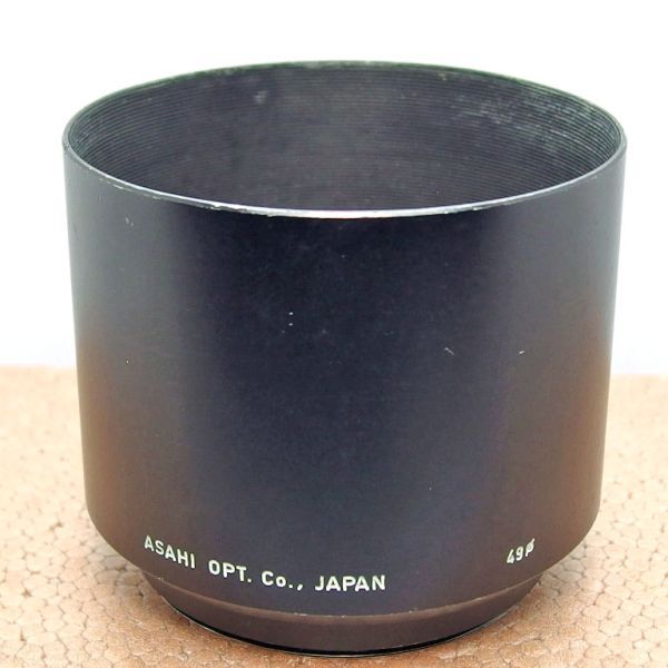 ペンタックス Asahi Pentax Takumar 49mm メタルレンズフード 135mm f3.5 150mm f4 200mm f5.6用（中古）_画像1