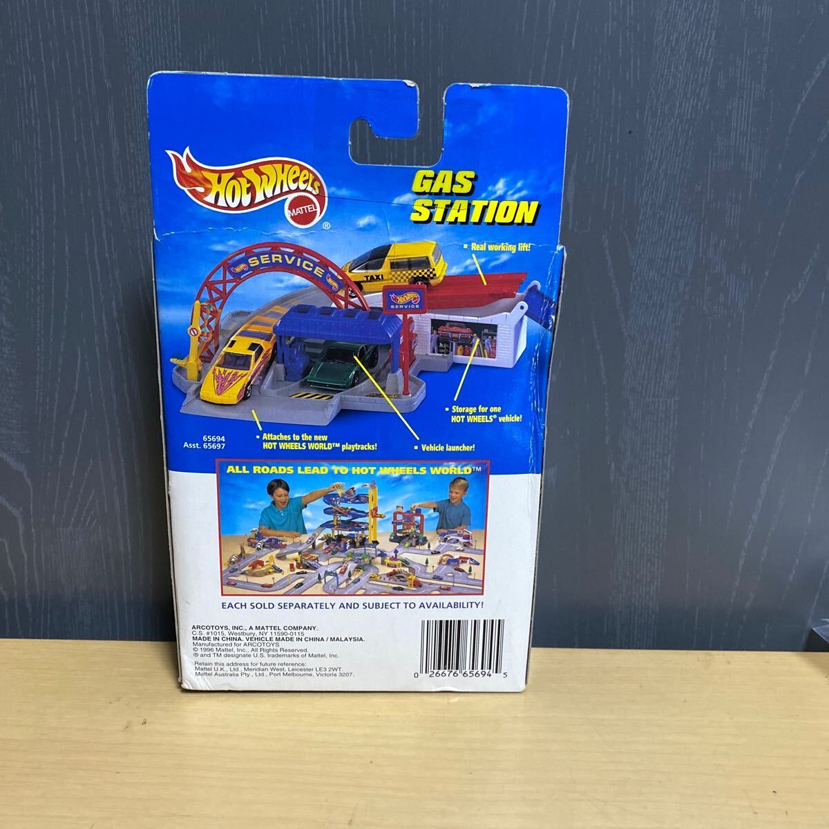 ホットウィール Hot Wheels Gas Station Play Set VW Bugの画像5