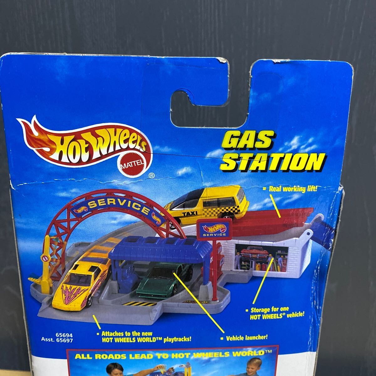 ホットウィール Hot Wheels Gas Station Play Set VW Bugの画像7