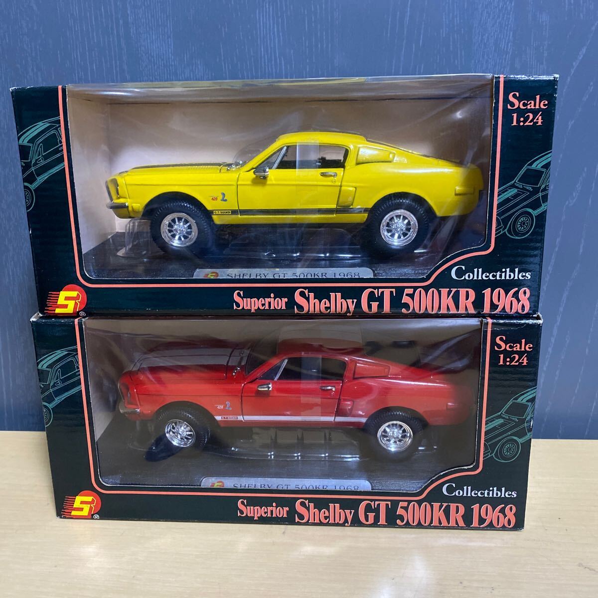 Sunny Side Superior Shelby GT 500KR 1968 1/24 2台セットの画像1