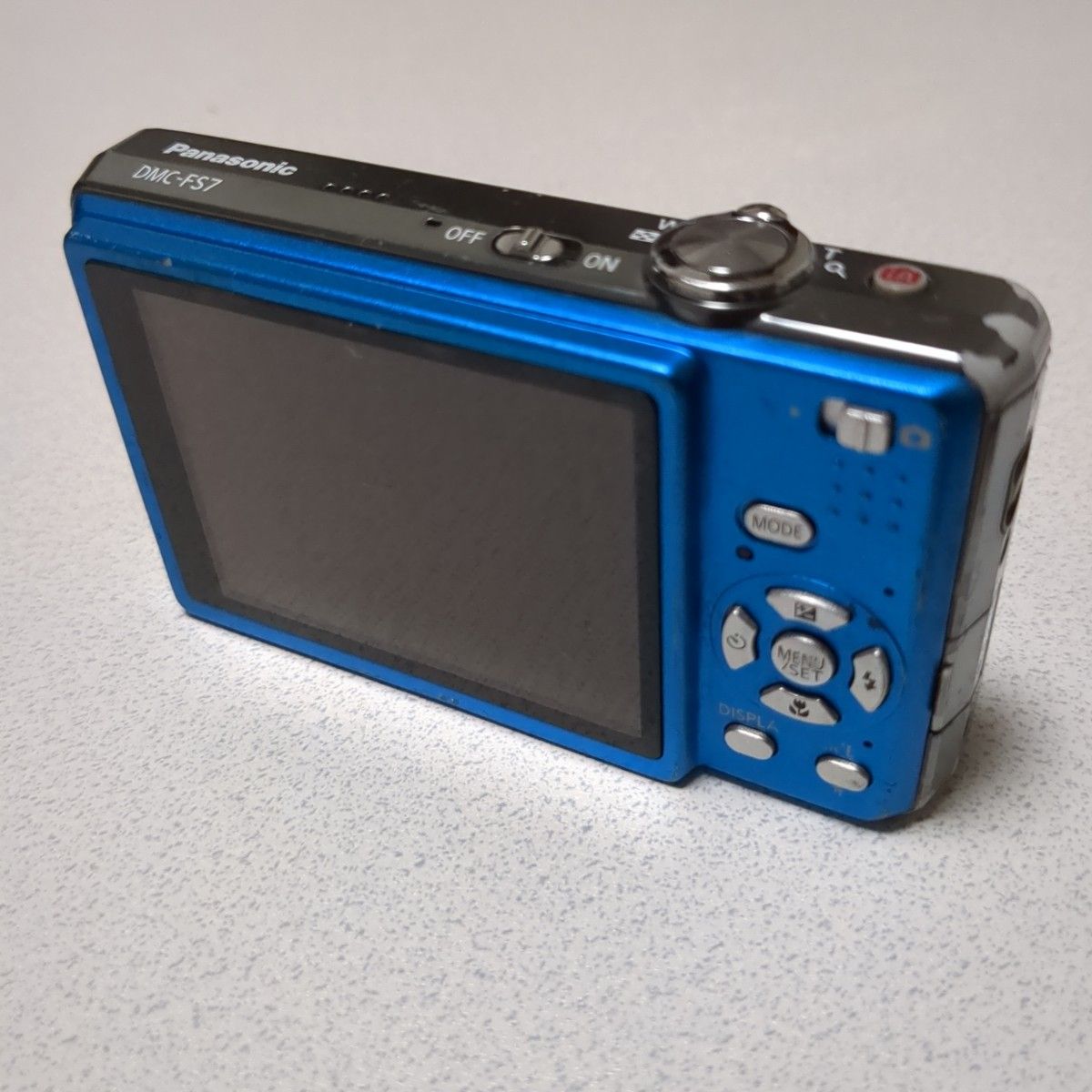 ジャンク】LUMIX DMC-FS7 中古品 ブルー中古品 コンパクト ジャンク】LUMIX DMC-FS7 中古品 ブルー中古品 コンパクト