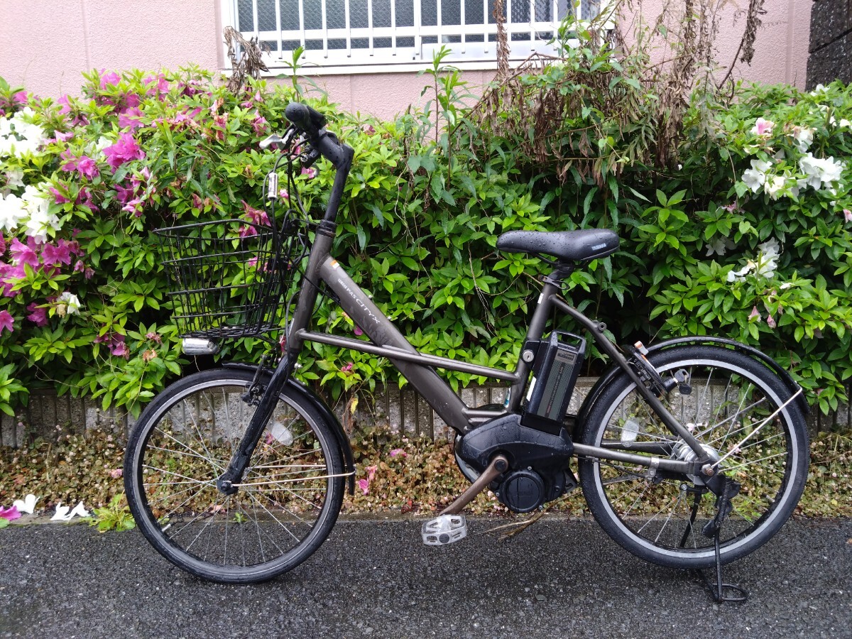 20インチ 新基準 YAMAHA Pas City X 通学 通勤 街乗り 電動アシスト自転車 8.7Ahの画像1