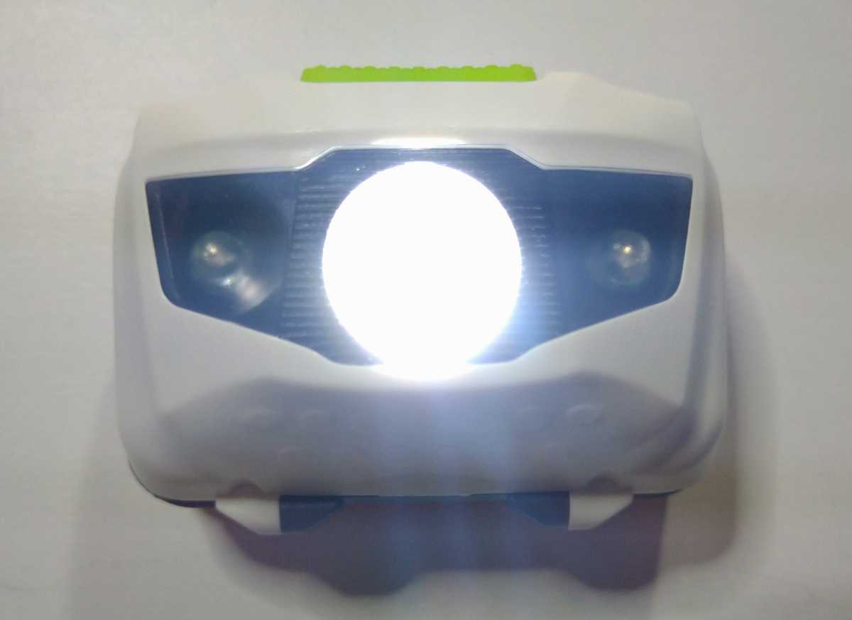 【送料無料】ハイパワーLEDヘッドライト(ヘッドランプ) ◆ 高輝度白色LED＋赤色LED搭載 ◆ Amazon 1980円