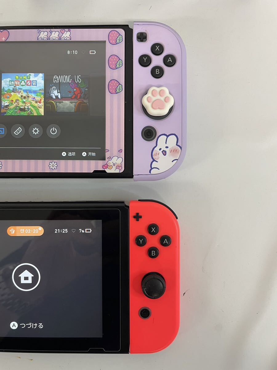 両方ジャンク品　Nintendo 任天堂　Switch HAC-001 通電確認のみ_画像3