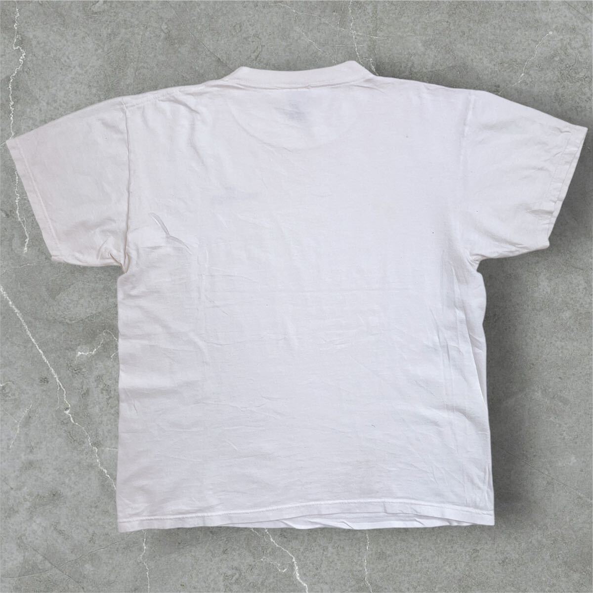 【希少】 90s Microsoft Windows ヴィンテージ 古着 半袖Tシャツ 当時物 IT企業 ビンテージ 胸ロゴ TEE ホワイト TULTEX USA製 Lサイズ_画像7