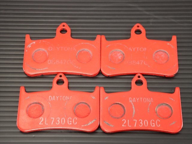  super-discount!RVF400 for Daytona made front brake pad Set/ red pad!NC35