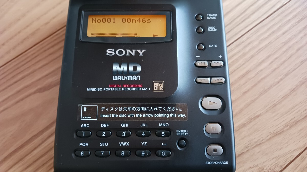 * не использовался . близкий * редкий рабочий товар SONY Sony MZ-1 Walkman WALKMAN портативный Mini диск магнитофон MD магнитофон MD плеер 