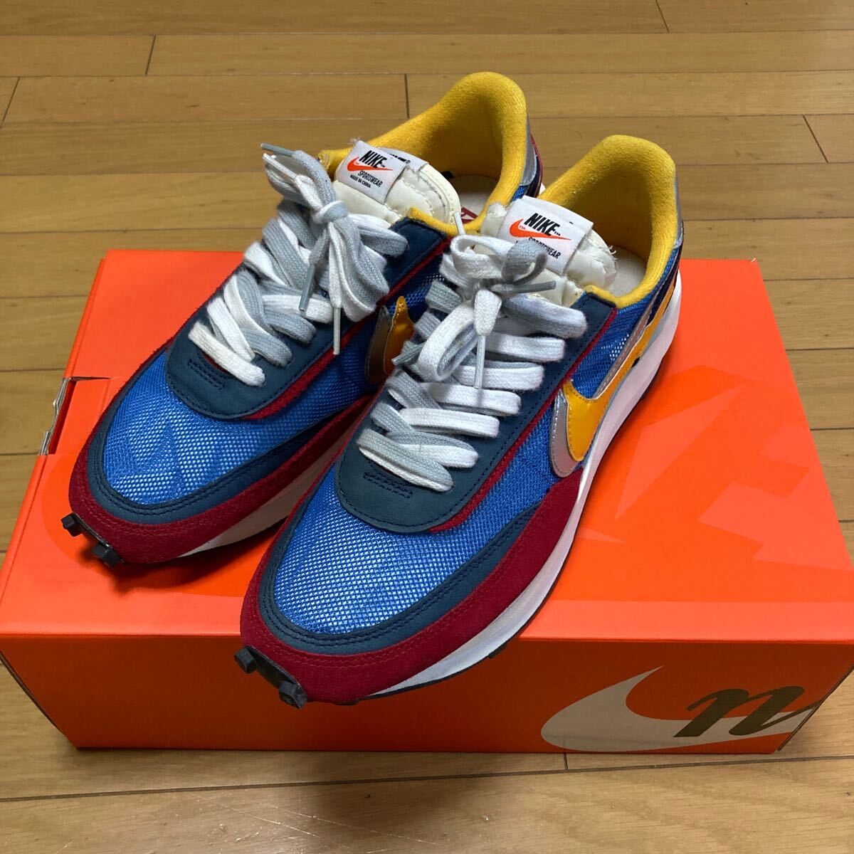 sacai × Nike LDWaffle Red/Blue ナイキ BV0073-400 27.5cm_画像1