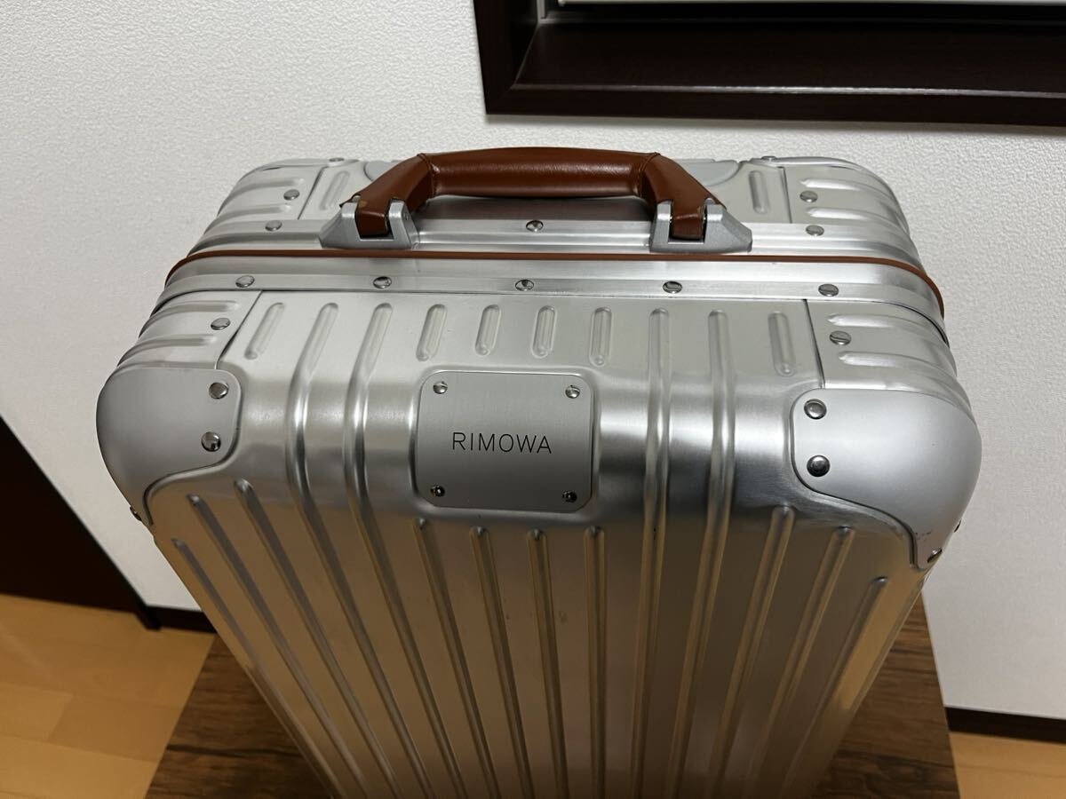 ( ultimate beautiful goods ) Rimowa original cabin twist silver & Brown 35L RIMOWA ORIGINAL Cabin Twist