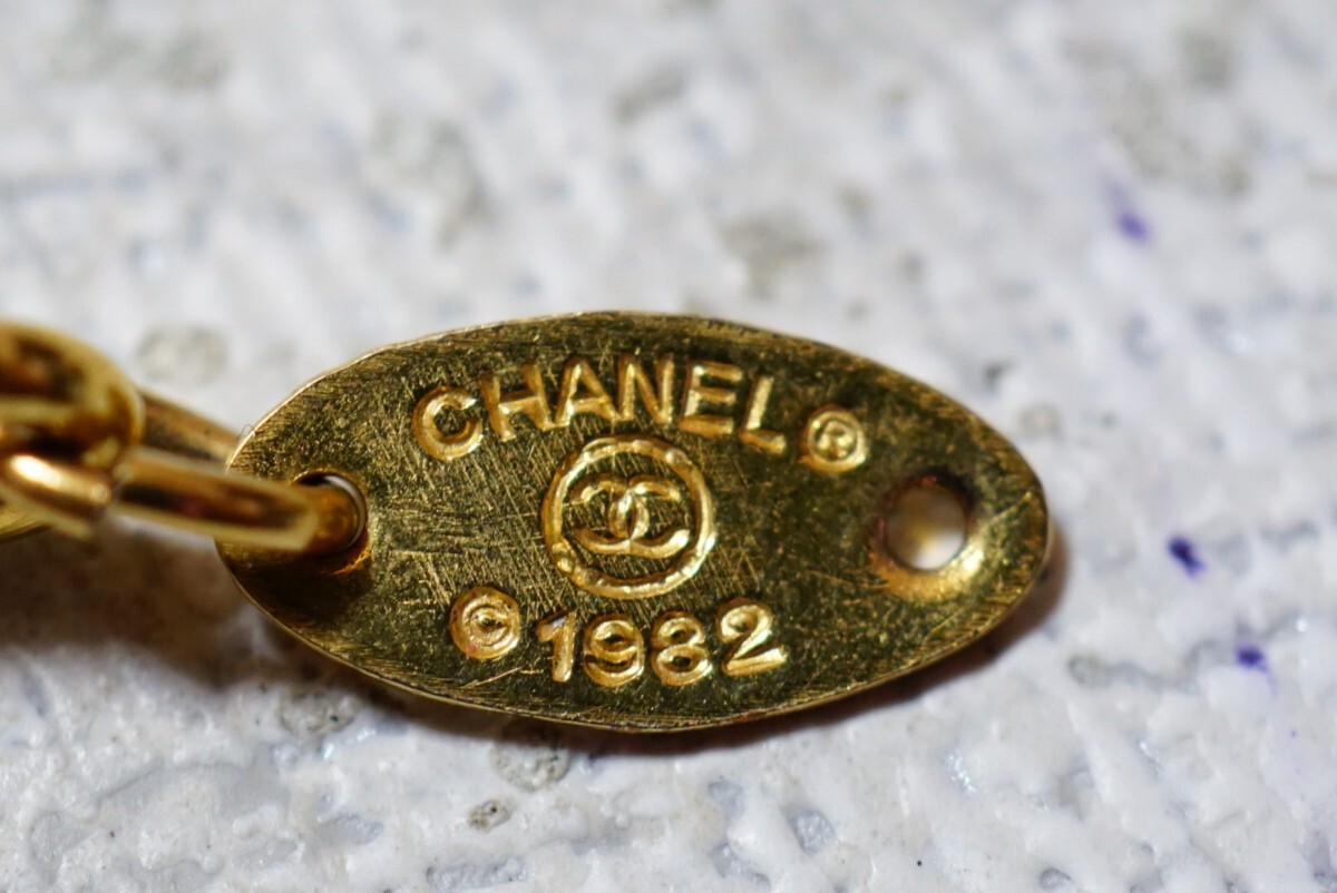 x11 破損品 CHANEL/シャネル ネックレス 85㎝ ココマーク ブランド ヴィンテージ アクセサリー アンティーク ゴールドカラー ペンダントの画像4