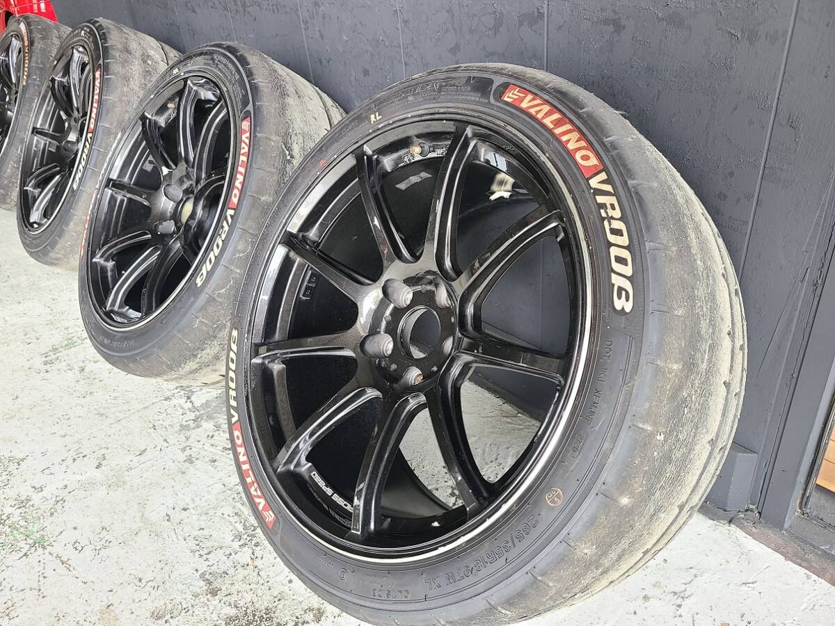 ヴァリノVR00β 265/35R18 CROSS SPEED 18X9.5J+35 PCD114.3の画像2