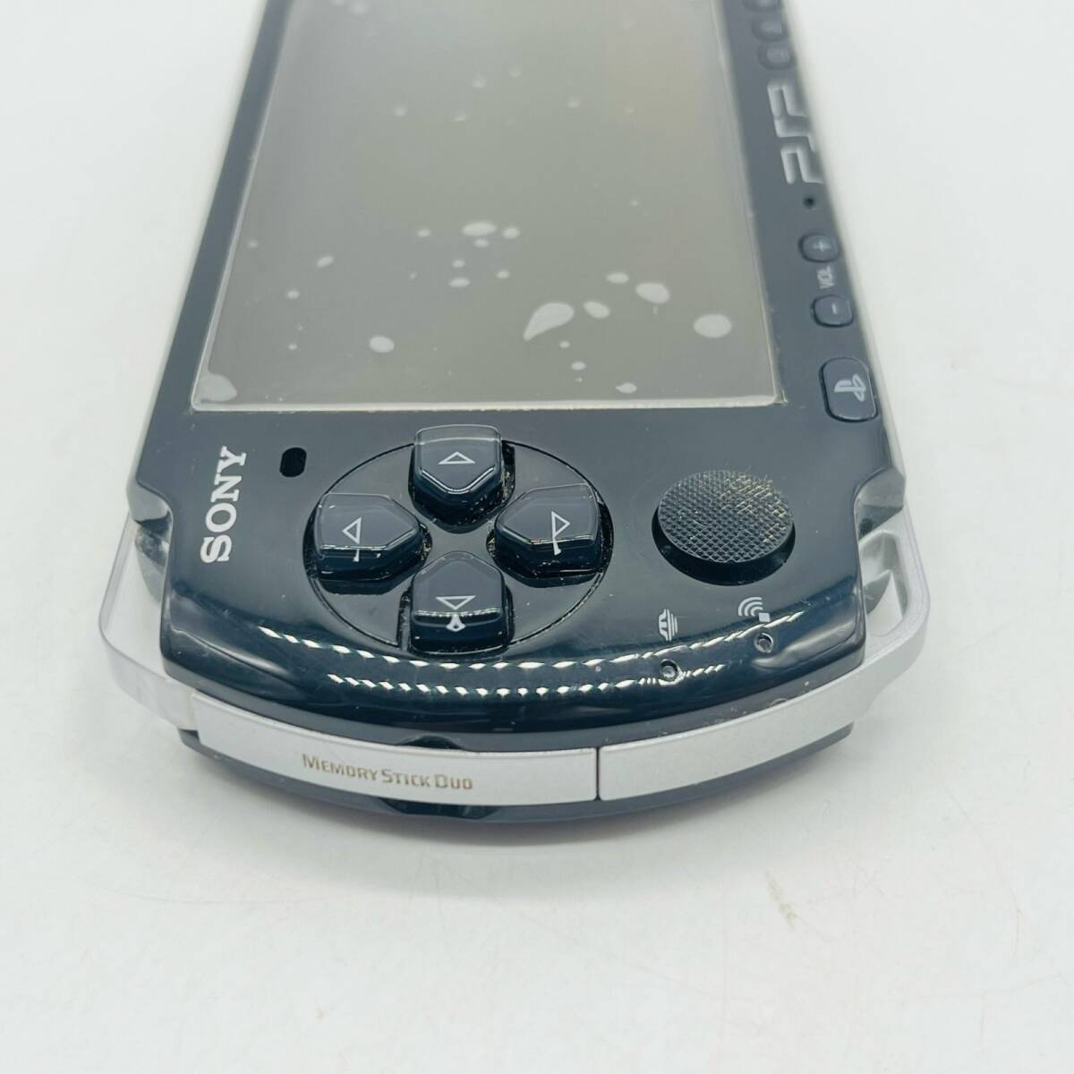 PSP 3000 SONY ソニー ブラック 黒 Playstation プレイステーション Portable ポータブル ゲーム機 本体 アダプター 現状品 中古品 7837