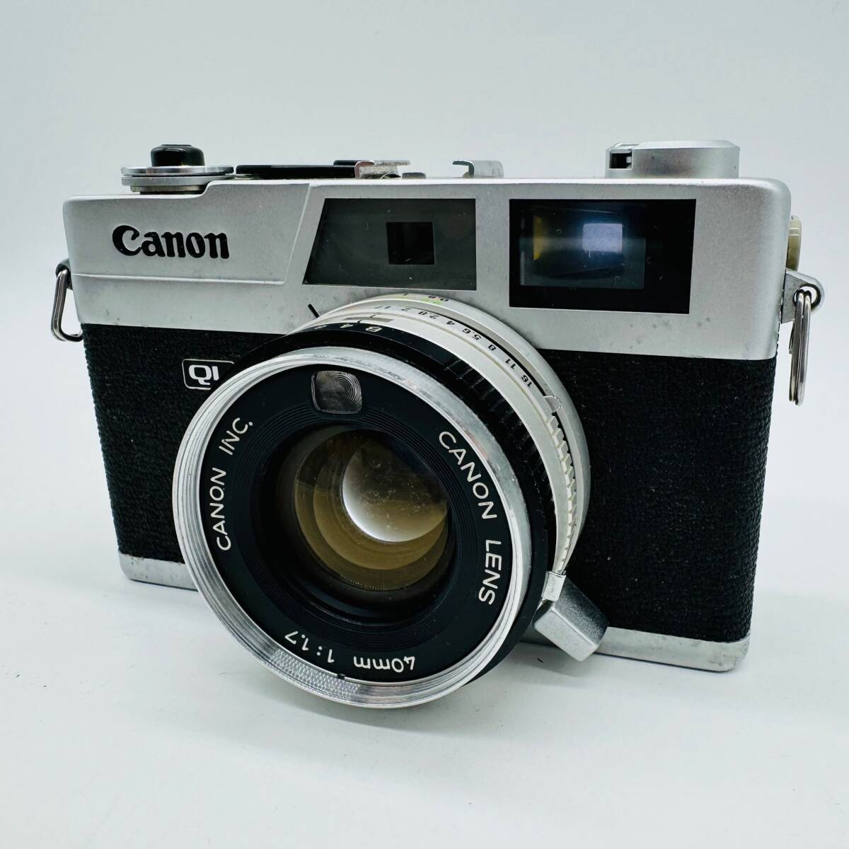 CANON キヤノン Canonet QL17 フィルムカメラ レンジフィルター シルバー 40mm F1.7 中古品 動作未確認 現状品 格安 1円出品 7741の画像1