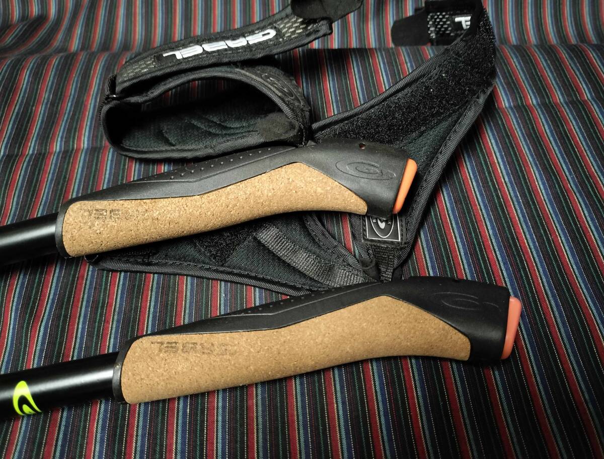 高感度ショップで2023年売れたブランド ガベル GABEL フュージョンコルクテック トレッキングポール トレッキングステッキ
