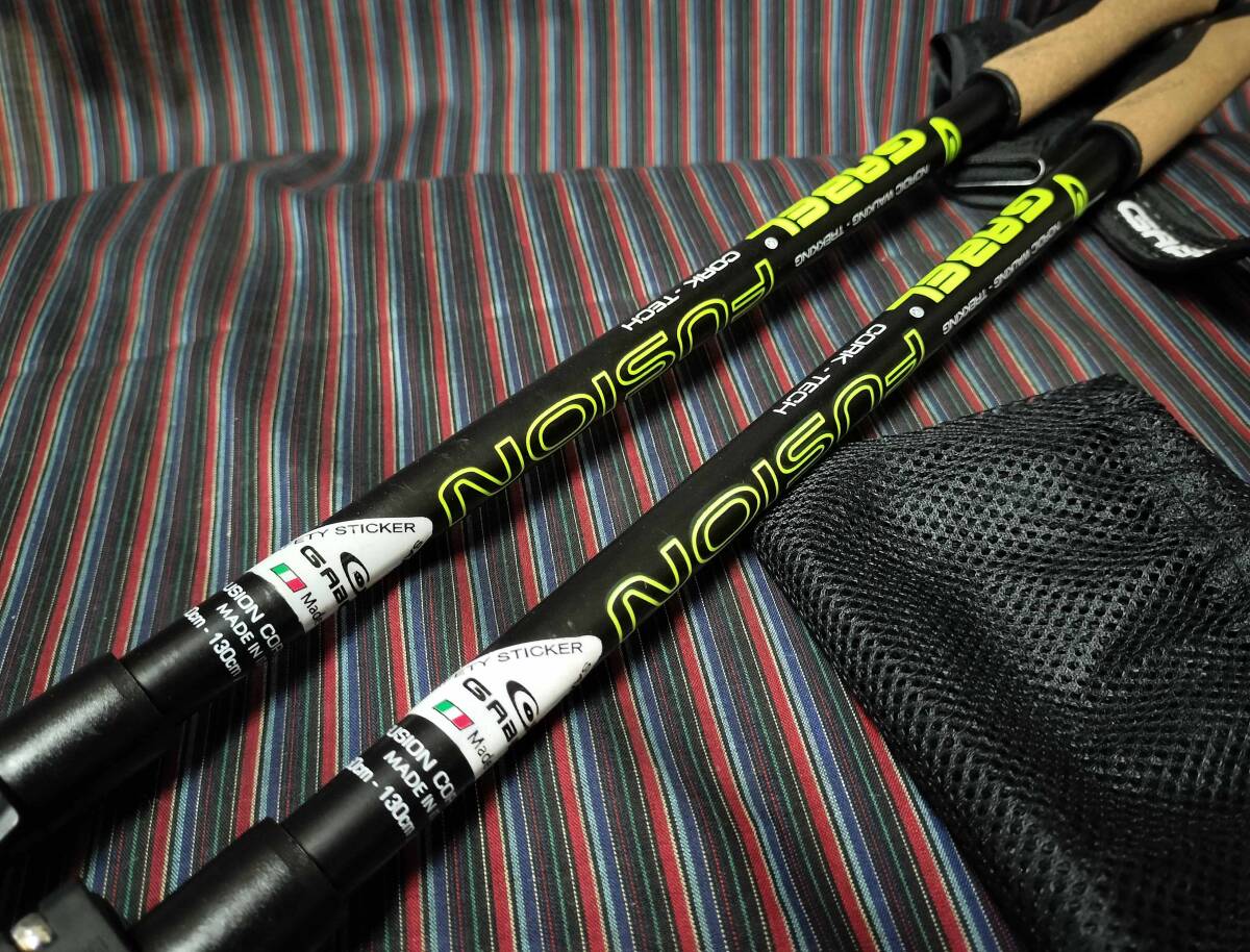 人気提案 ガベル GABEL フュージョンコルクテック トレッキングポール トレッキングステッキ