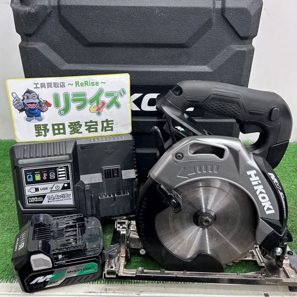 HiKOKI ハイコーキ C3606DA 2XPB 36V 165mm コードレス丸ノコ【中古】_画像1