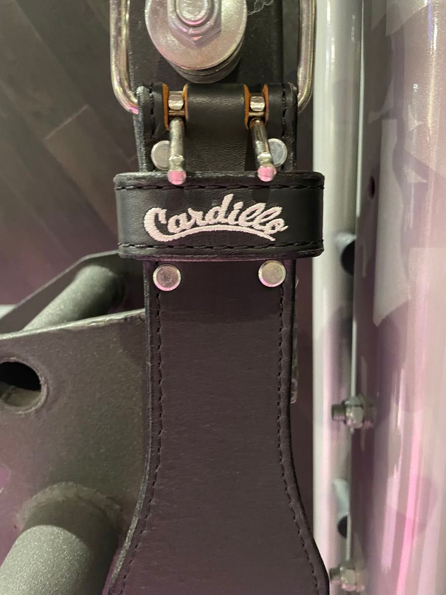 カーディロ ハレオ コラボ レザー トレーニングベルト 美品 カーディロ ハレオ コラボ レザー トレーニングベルト 美品
