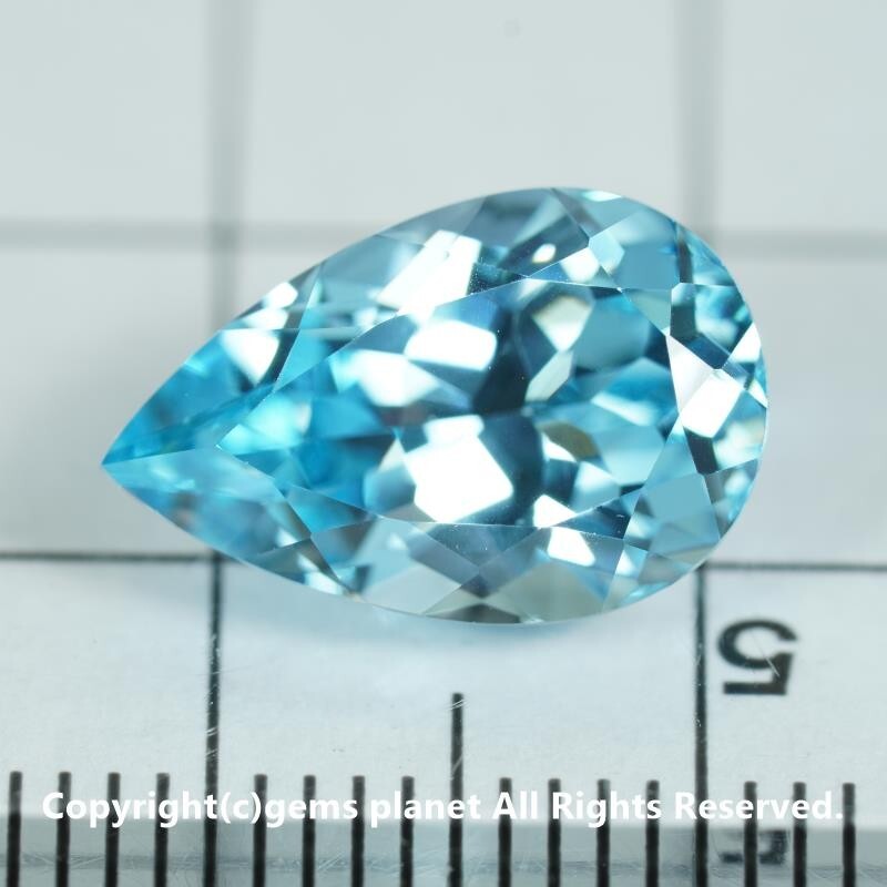 6.63ct ブルーヤグ YAG イットリウムアルミニウムガーネット 44_画像4