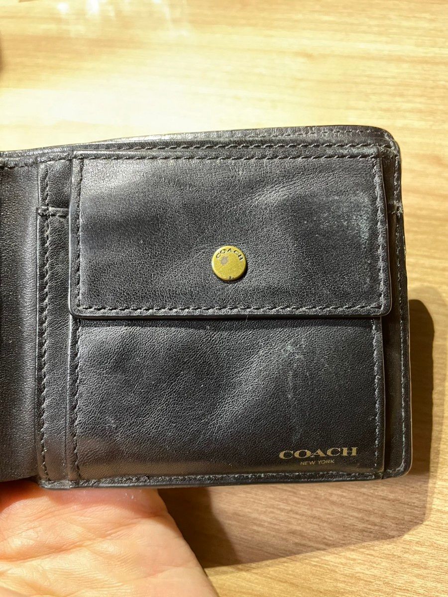 【COACH】 二つ折り財布 コインパース付き