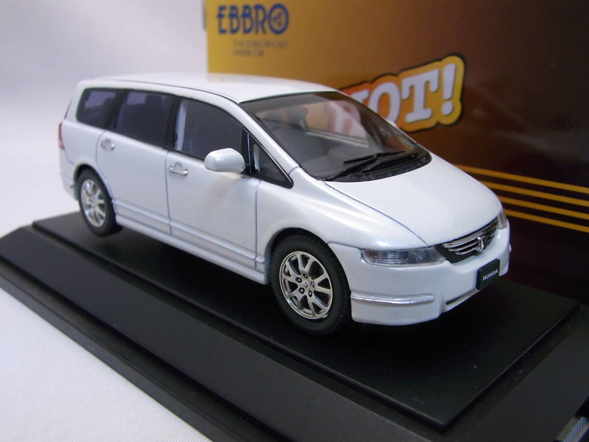 ★人気の白パール!★HONDA OdyssEy Premium White P. 1/43【RB1/2 オデッセイ プレミアムホワイトパール】★美品!★527_画像7