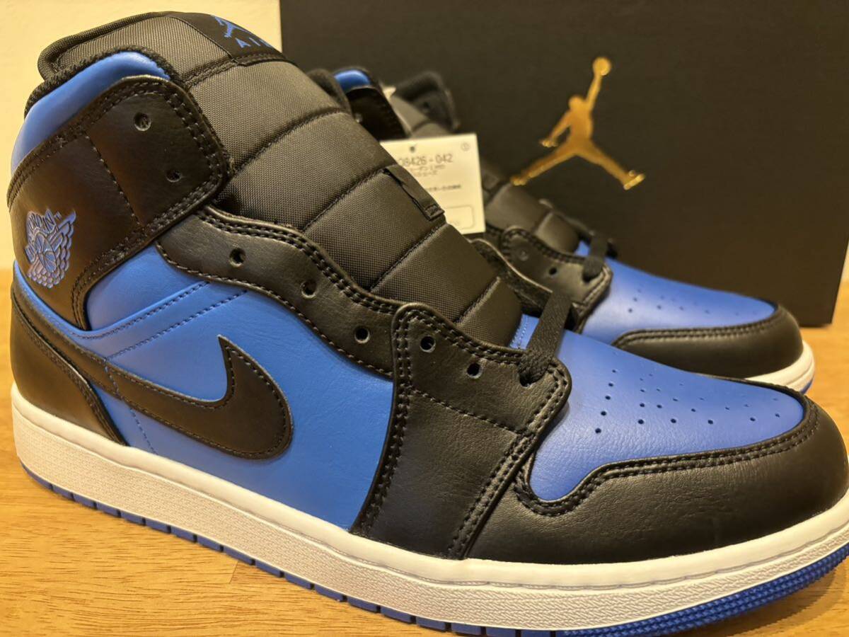 29.5cm AIR JORDAN1 MID ナイキ エアジョーダン1 ミッド 新品_画像1